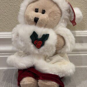 Retired Starbucks Bearista Bear 37th Edition 2004 Christmas Santa Plush Toy NWT